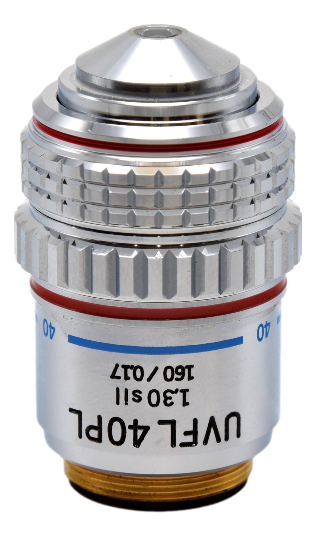 Olympus UVFL 40x PL Phase Contrast Silicone Microscope Objective