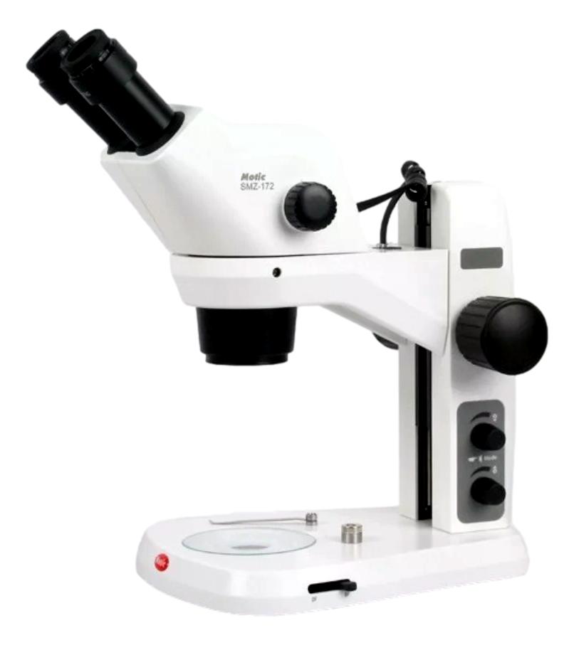 Motic SMZ-172 Brightfield / Darkfield Stereo Microscope 7.5x - 50x