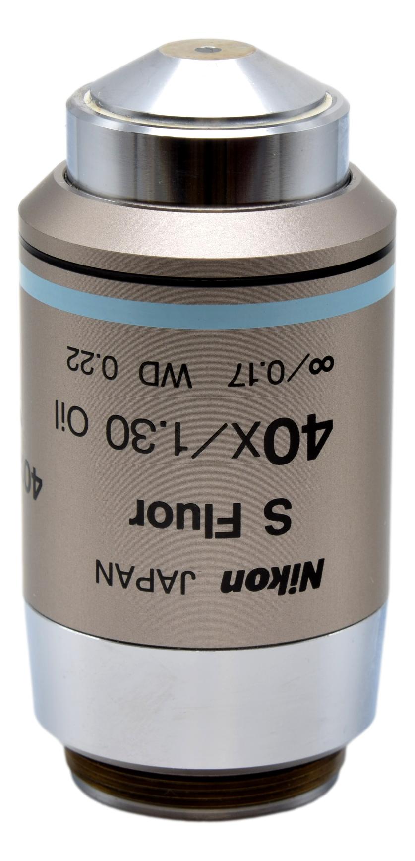 Nikon S Fluor 40x Oil Microscope Objective – Microscope Central