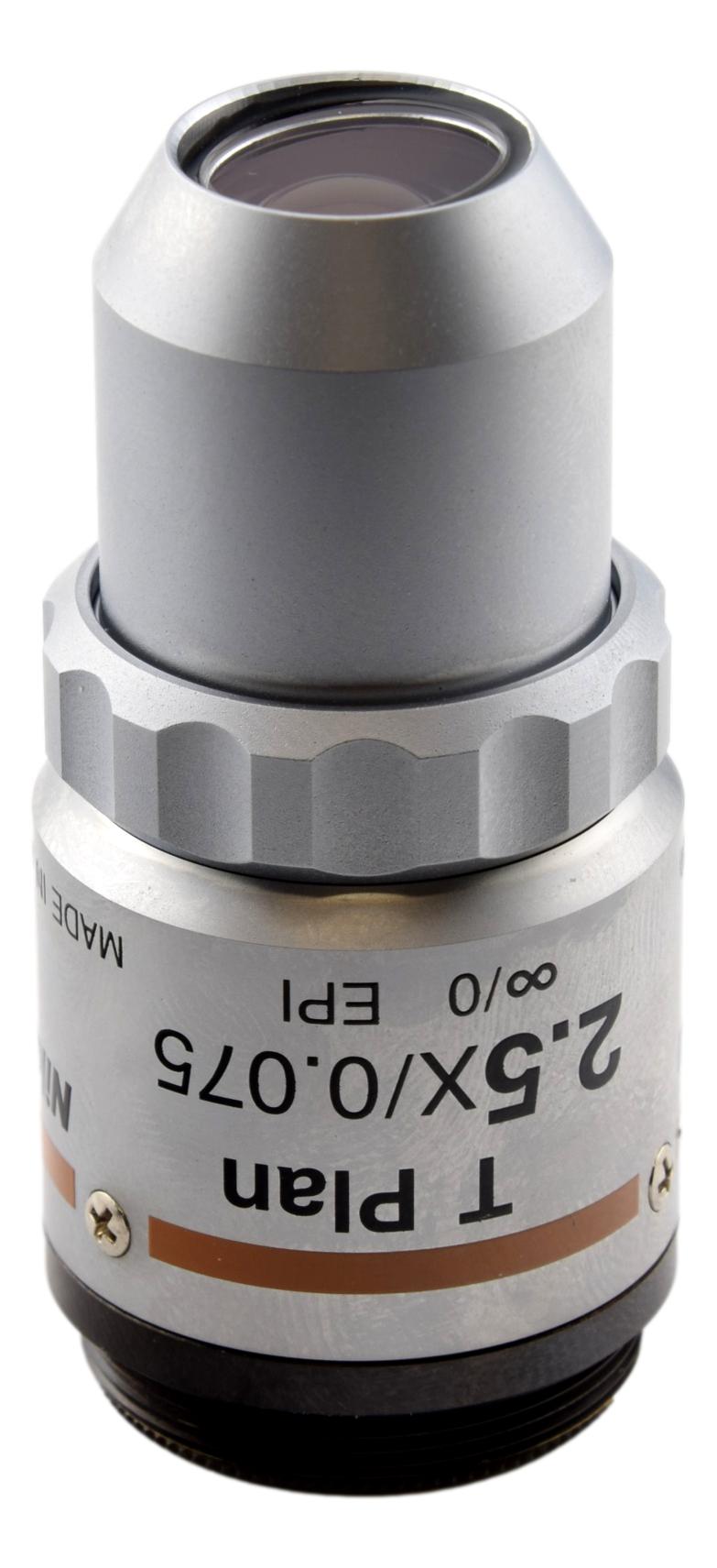 Nikon T Plan 2.5x Microscope Objective - MUE12030