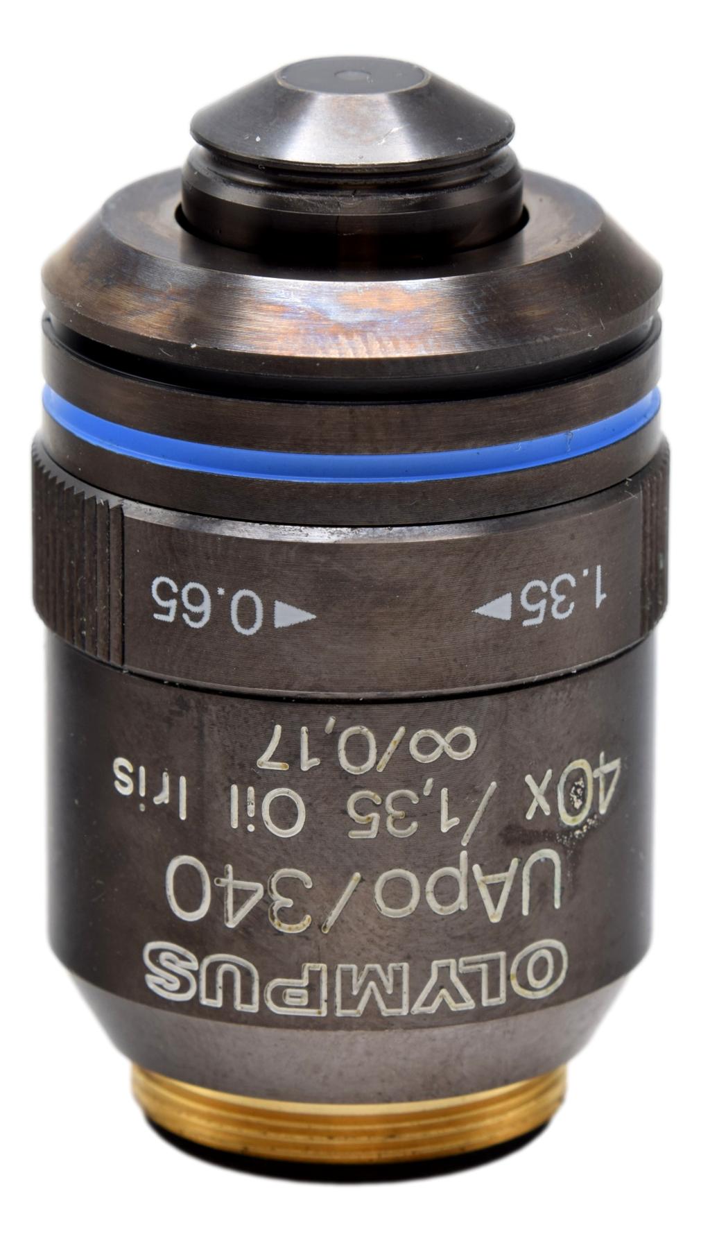 Olympus UApo 340 40x Oil Iris Microscope Objective - 1-UB768