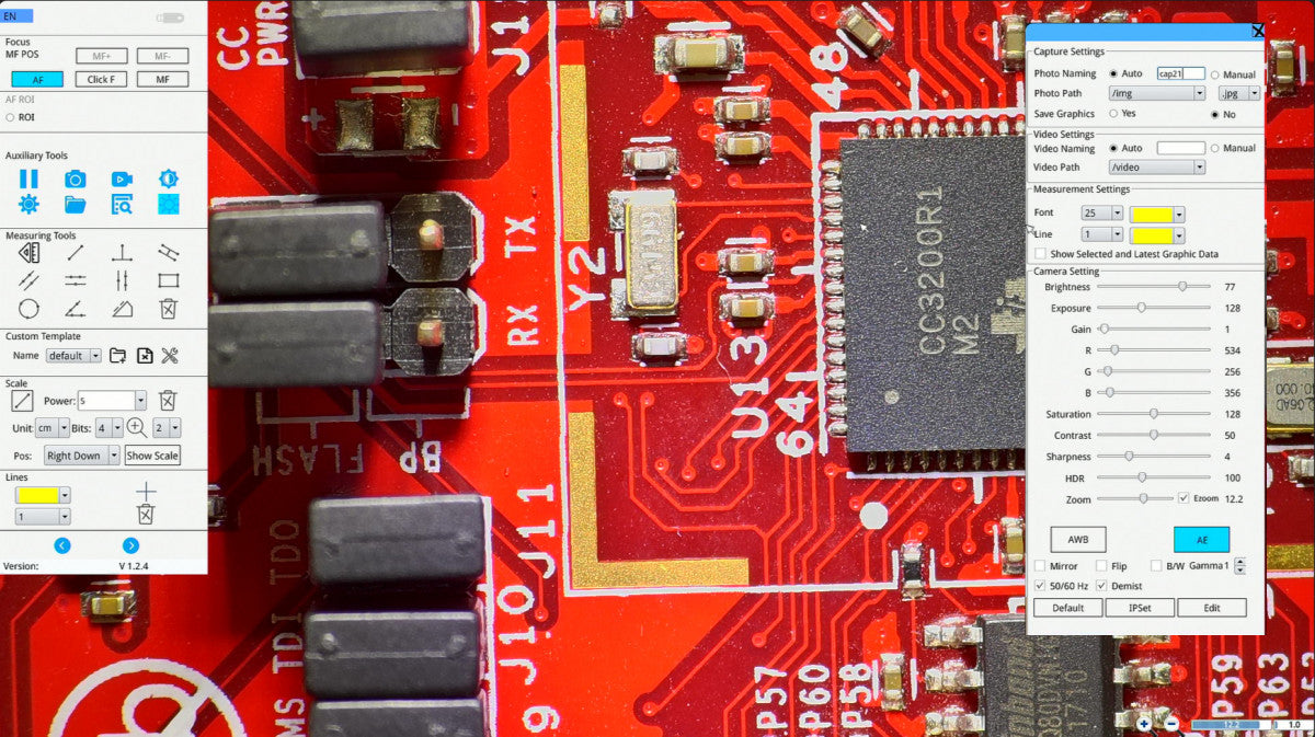 Unitron enVision AF Autofocus Digital Microscope with Ball Bearing Boom Stand