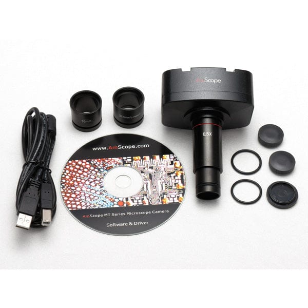 AmScope 3.5X-90X Circuit Zoom Stereo Microscope + 144 LED Light + 5MP Digital Camera