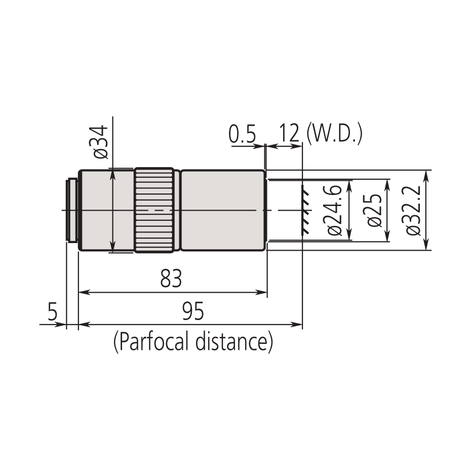 Mitutoyo 100x M Plan APO NIR Objective - 378-826-5