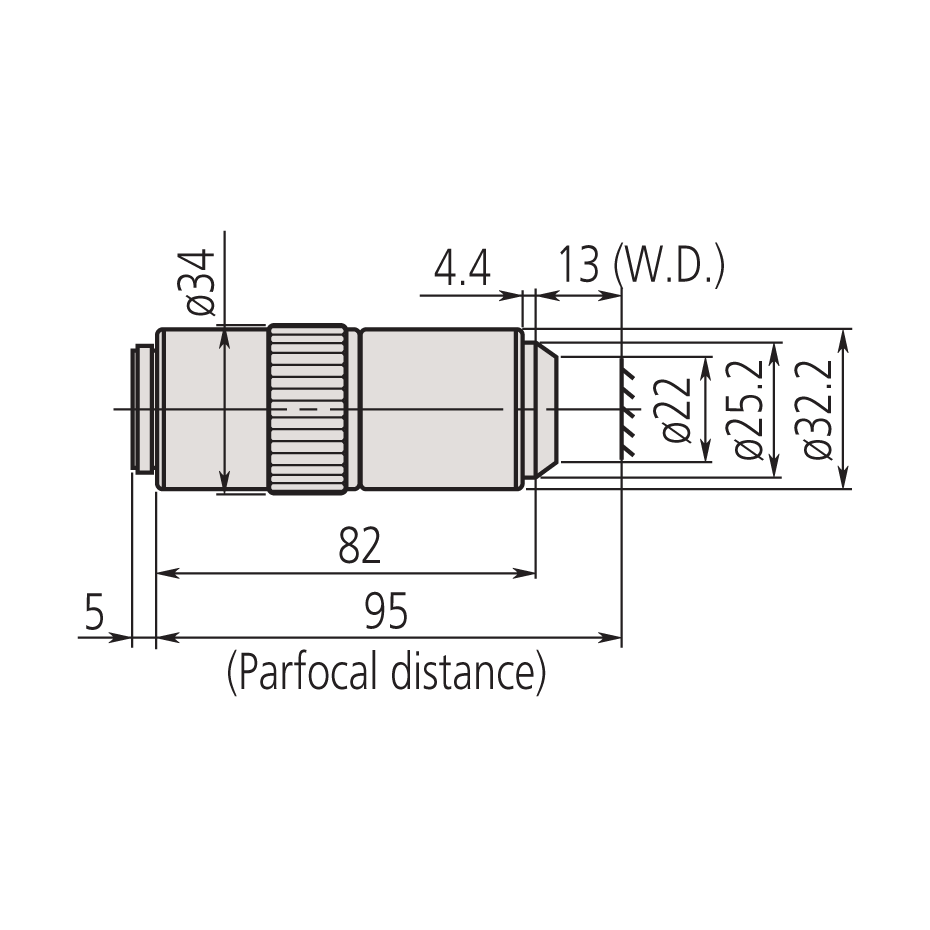 Mitutoyo 100x M Plan APO SL Objective - 378-813-3