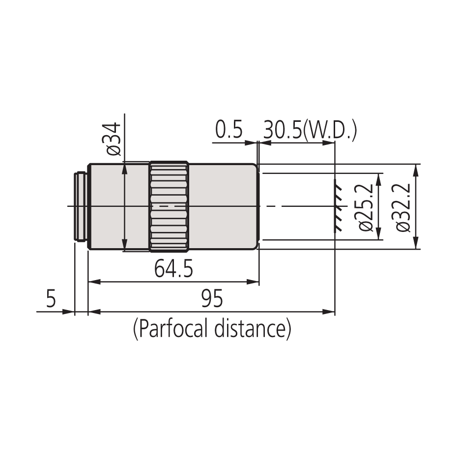 Mitutoyo 10x M Plan APO NUV Objective - 378-809-5