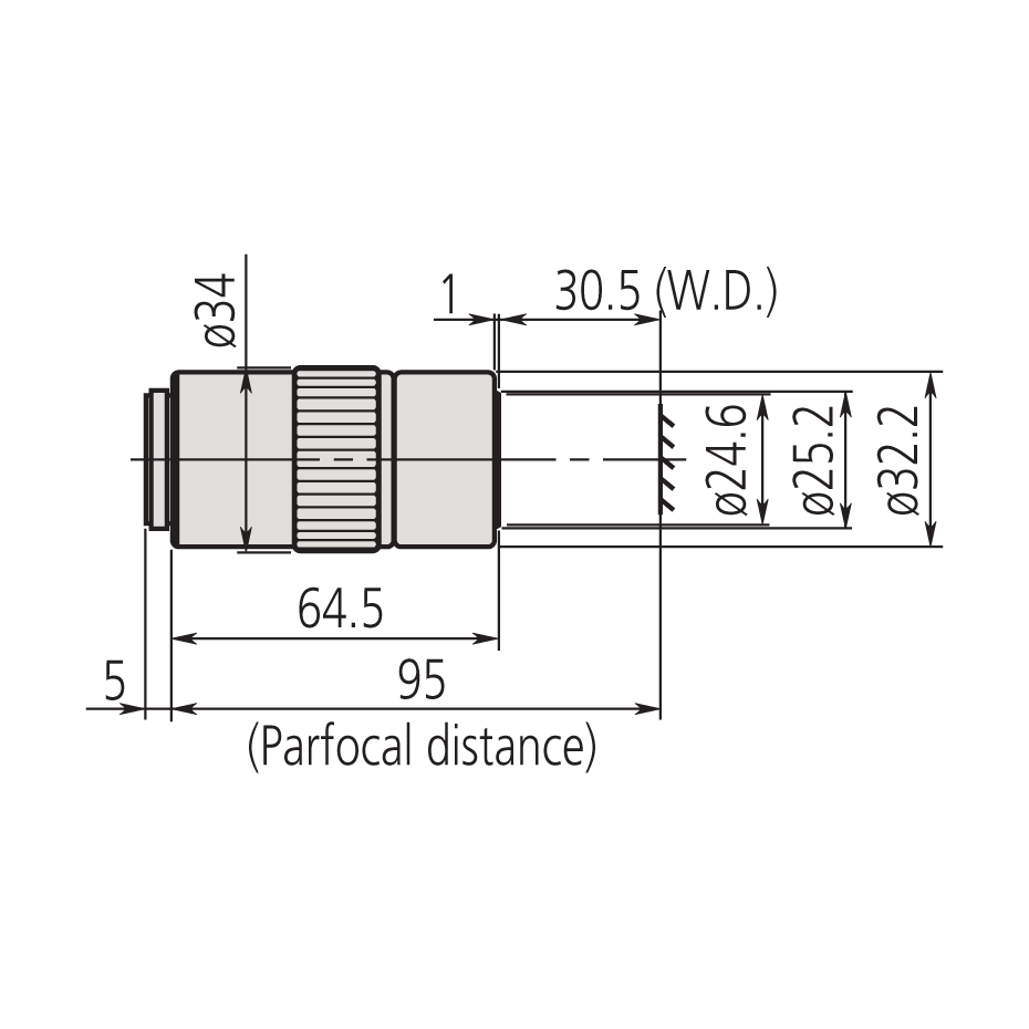 Mitutoyo 10x M Plan APO NIR Objective - 378-823-5