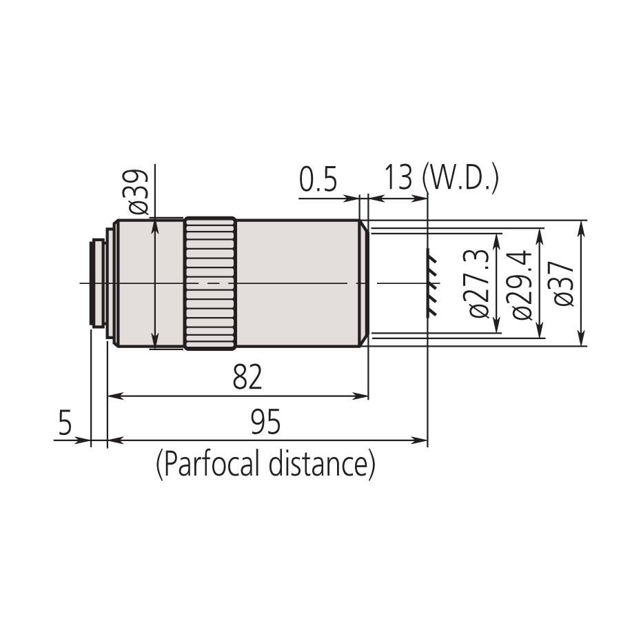Mitutoyo 200x M Plan APO SL Objective - 378-816-3