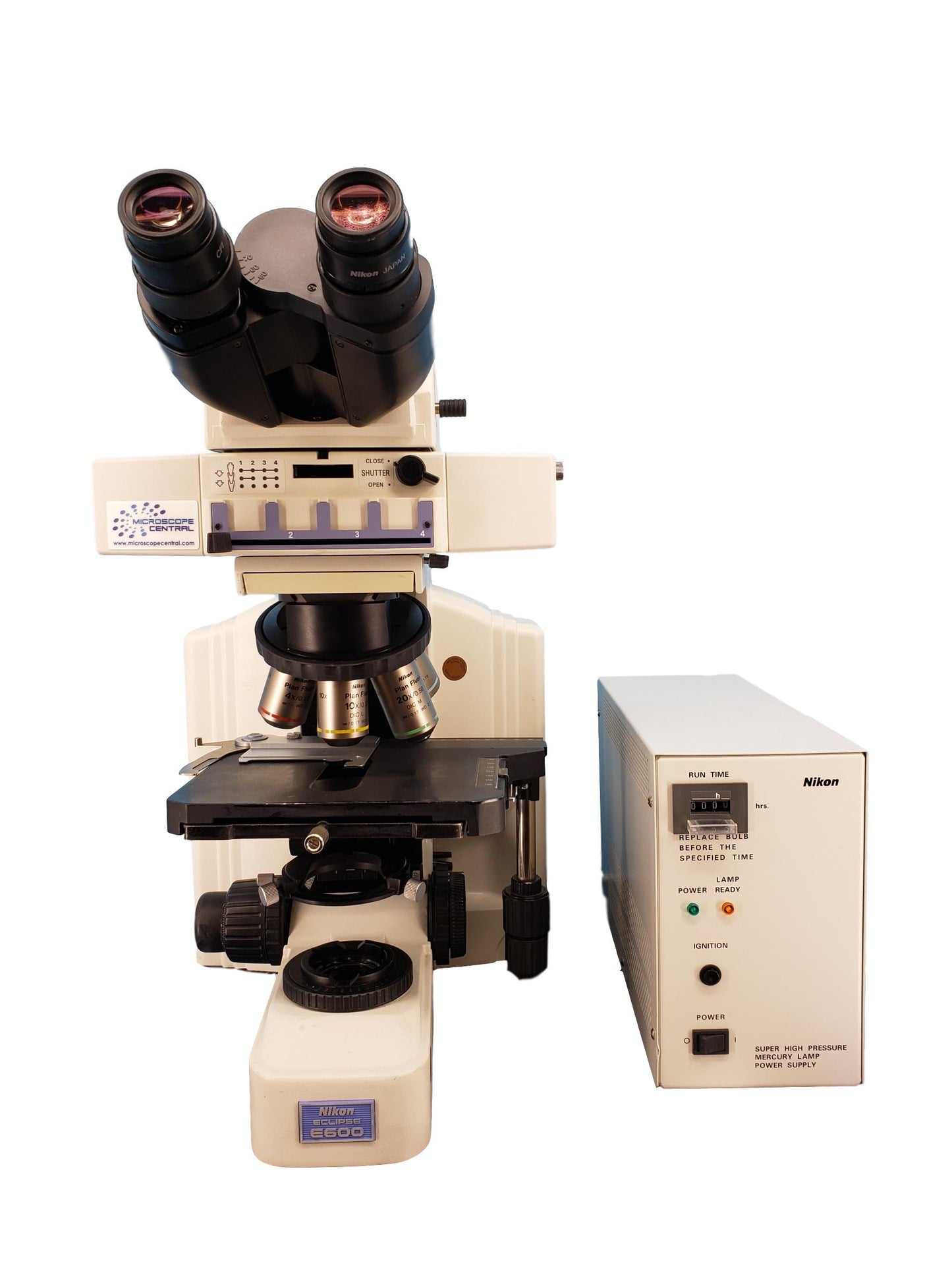 Nikon Eclipse E600 Fluorescence Microscope