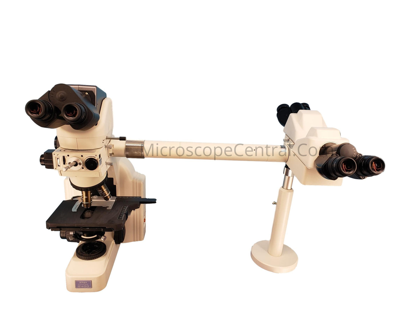 Nikon E400 3 Head Pathology Teaching Discussion Microscope