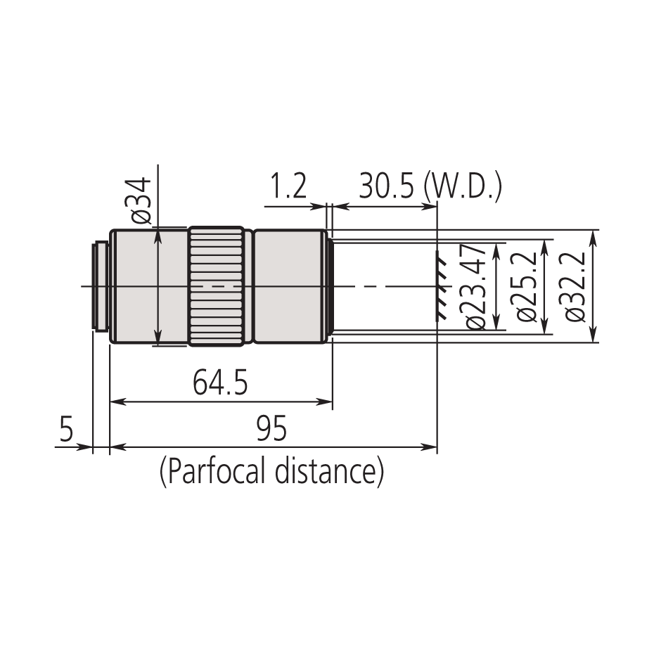 Mitutoyo 20x M Plan APO SL Objective - 378-810-3