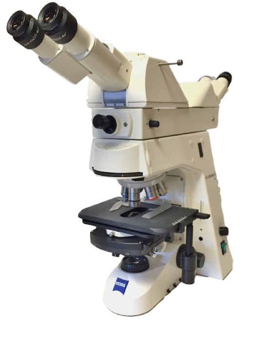 Zeiss Axioskop 2 Plus Ergonomic Trinocular Microscope 
