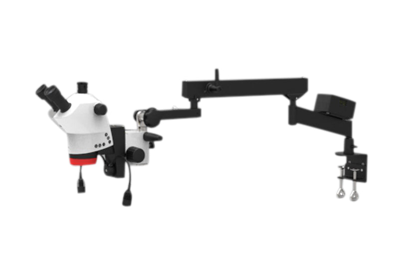 Labomed Luxeo 6Z Stereo Zoom Microscope on Flex Arm Trinocular