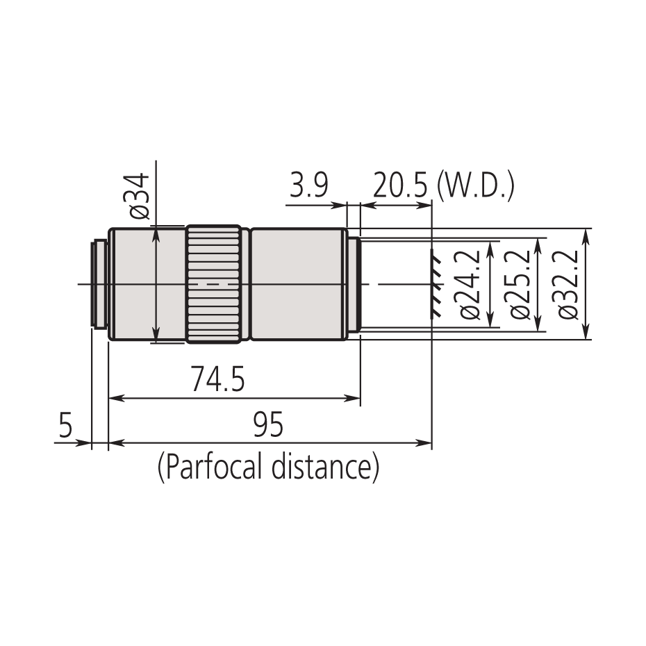 Mitutoyo 50x M Plan APO SL Objective - 378-811-3