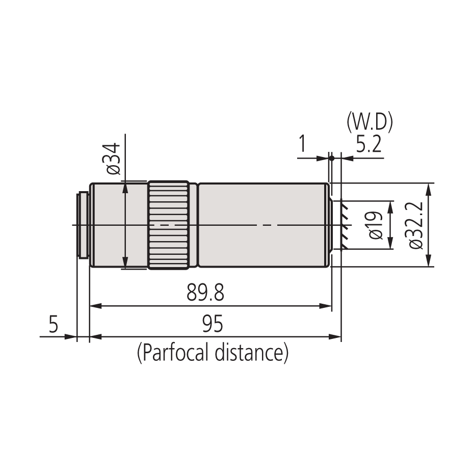 Mitutoyo 50x M Plan APO High Resolution Objective - 378-814-4