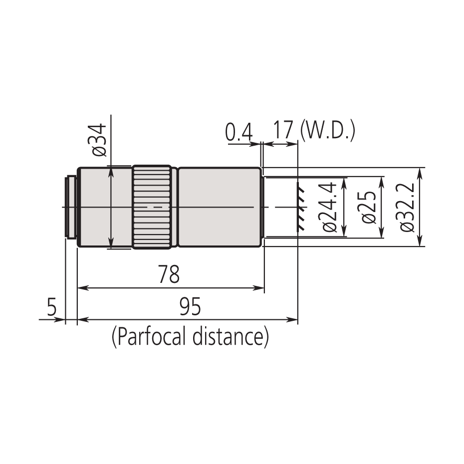 Mitutoyo 50x M Plan APO NIR Objective - 378-825-5