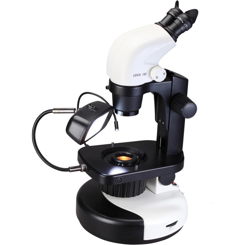 Leica S6 E Gemological GEM Microscope 10x - 64x - Microscope Central