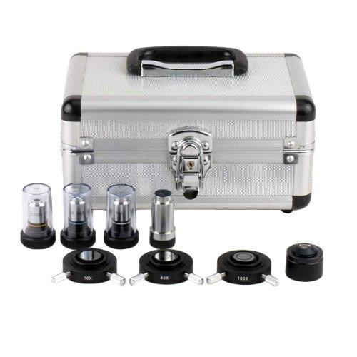 AmScope 40X-1600X Lab Clinic Vet Trinocular Phase Contrast Compound Microscope