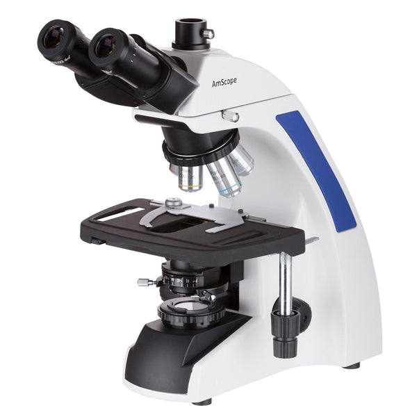 AmScope 40X-2500X Infinity Plan Laboratory Compound Microscope with LCD  Touch Pad Screen