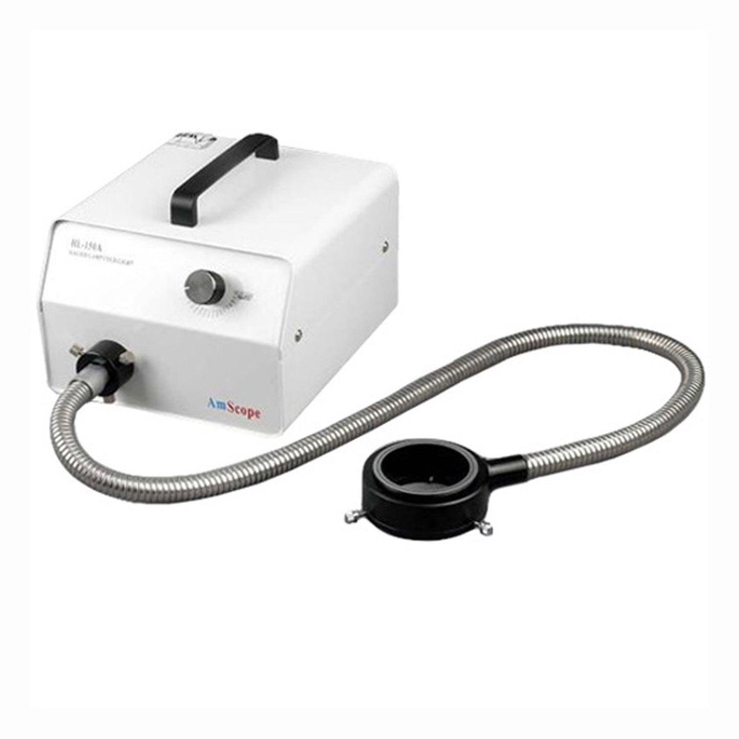 150W Fiber-Optic Microscope Illuminator with Ring-light