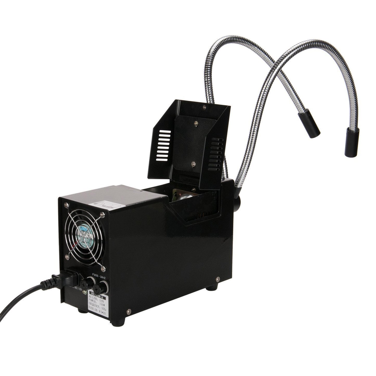 150W Fiber Optic Dual Gooseneck Illuminator for Microscopes