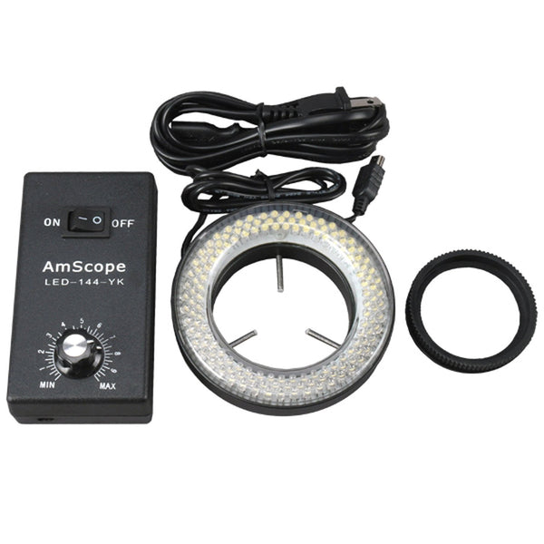 144-LED Microscope Ring Light with Adapter – Microscope Central