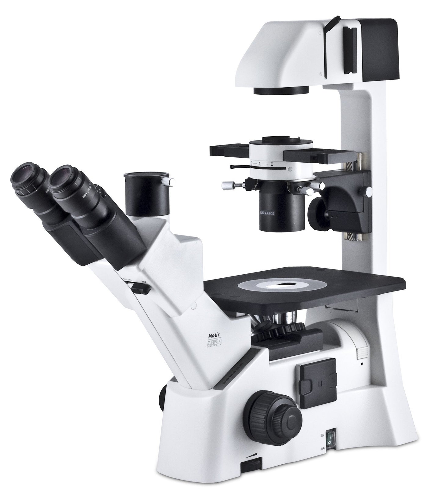 Motic AE31 Phase Contrast Inverted Microscope Series - Microscope Central
 - 2