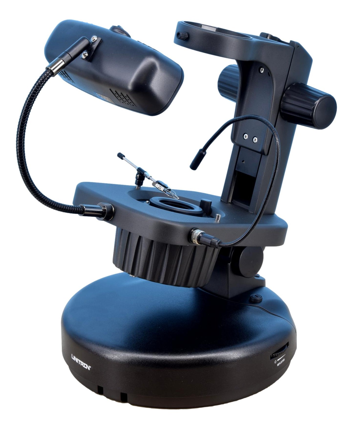 All-Black Gemological Microscope Stand