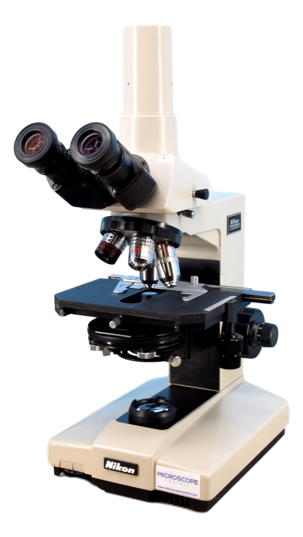 Nikon Labophot Trinocular Phase Contrast Microscope
