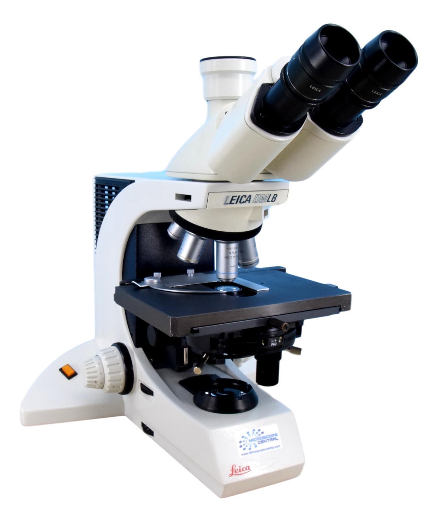 Leica DMLB Phase Contrast & Darkfield Microscope - Trinocular