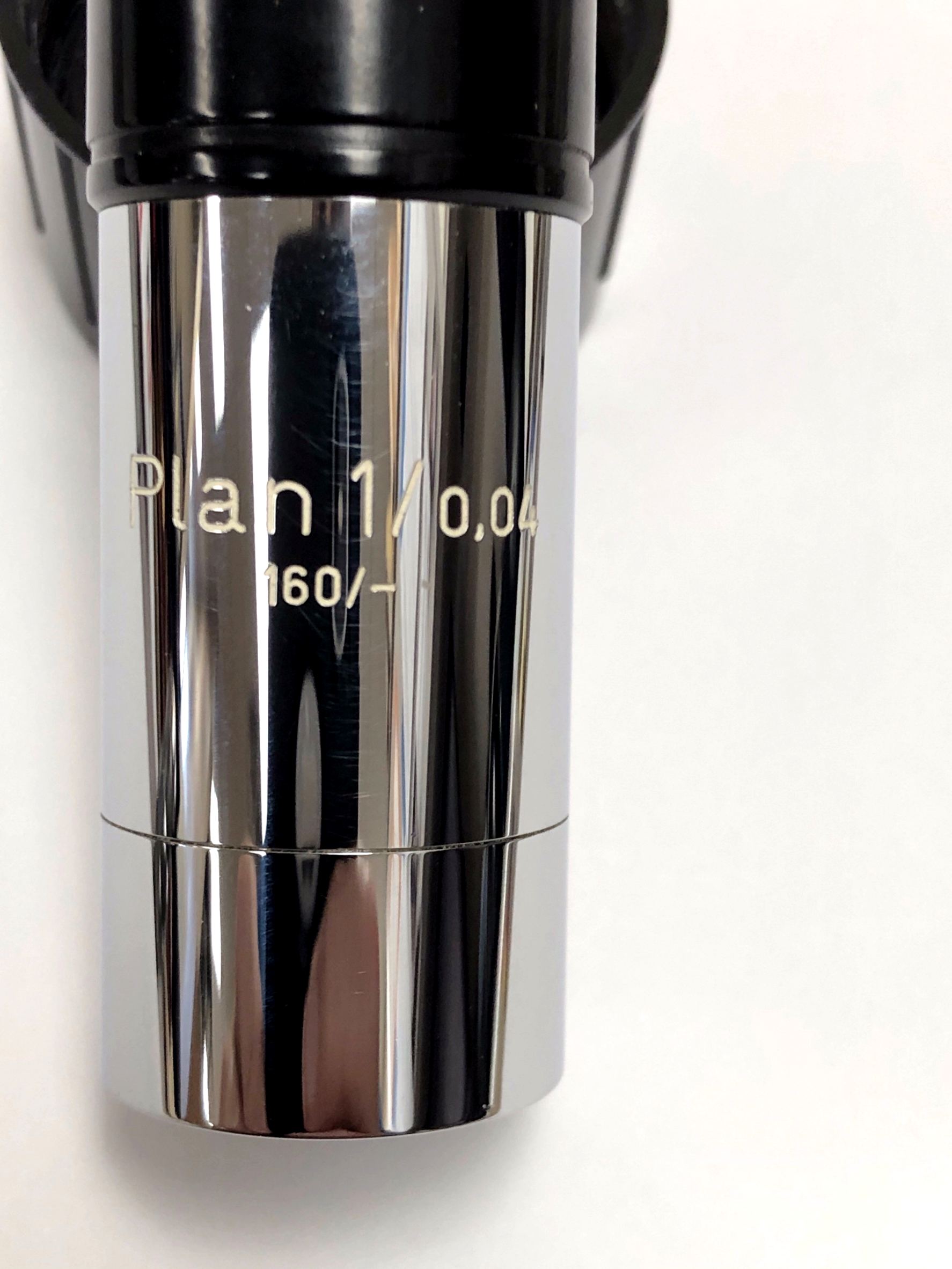 ヴィンテージ￼ 直腸鏡 Zeiss Plan 1X / 0.04 160mm Tube Length Objective – Microscope Central