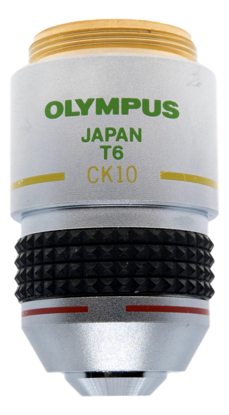 Olympus 10x A 10 PL T6 Objective CK10