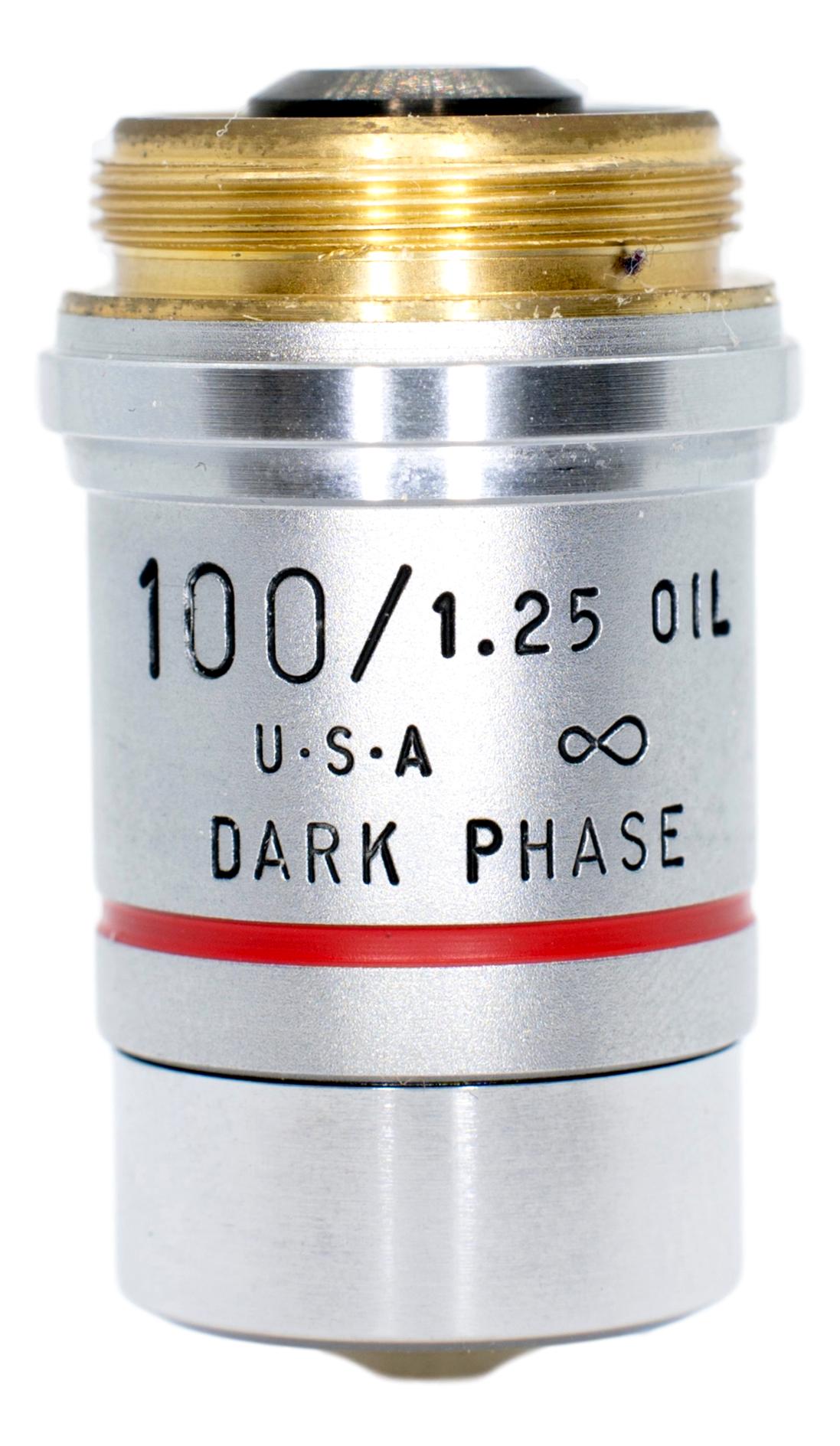 AO Plan Achro 100x Oil DarkField Phase Objective