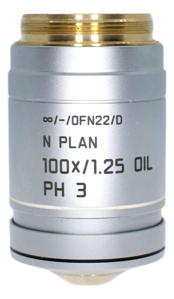 Leica N Plan 100x Oil Phase 3 Objective