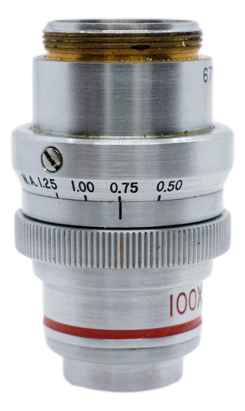 Bausch & Lomb B&L 100x Oil W / Iris Diaphragm