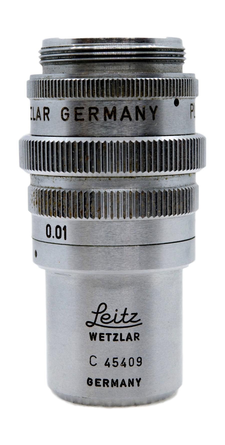 Leitz 1x Plan Objective With Iris Diaphgram