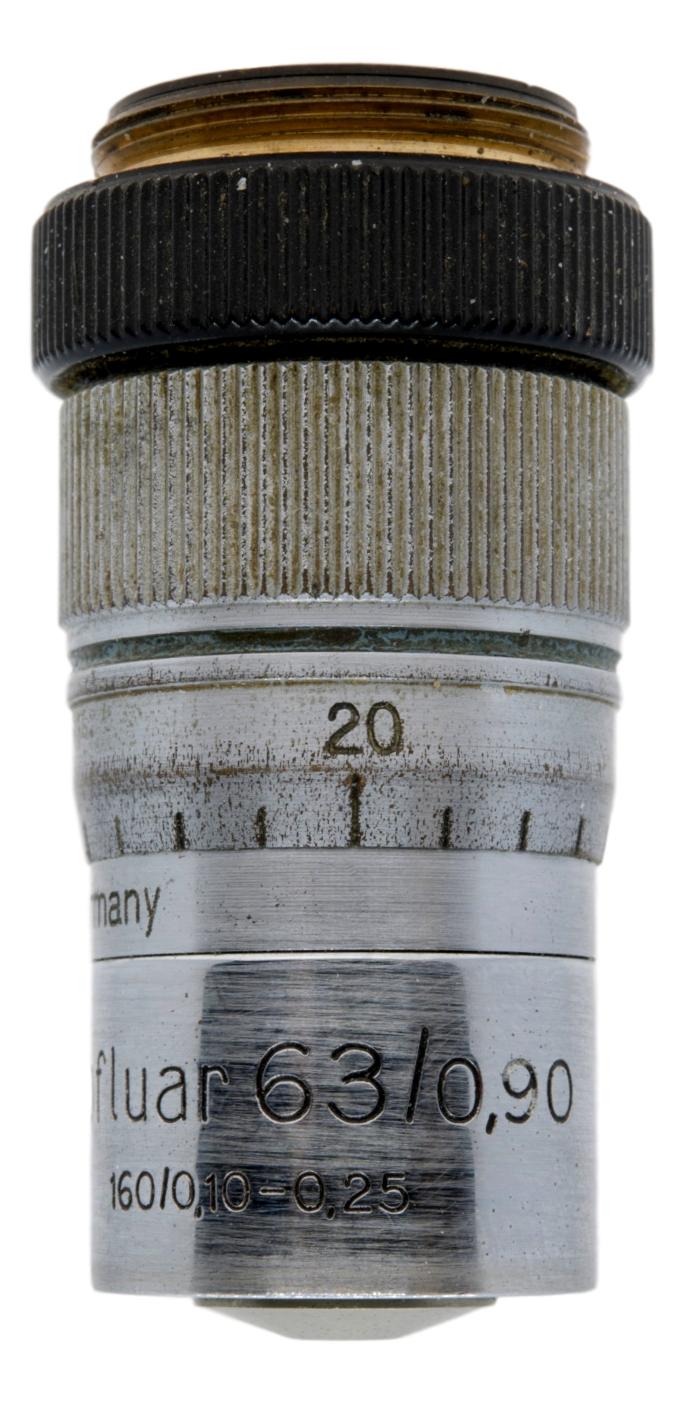 Zeiss 63x Neofluar Correction-Collar Objective Cat. #: 290485