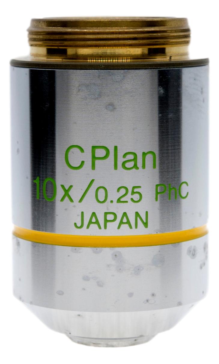 Olympus 10x CPlan Infinity-Corrected PhC / Phase-Contrast Objective