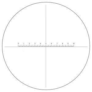 Unitron MEC3 Microscope Reticles