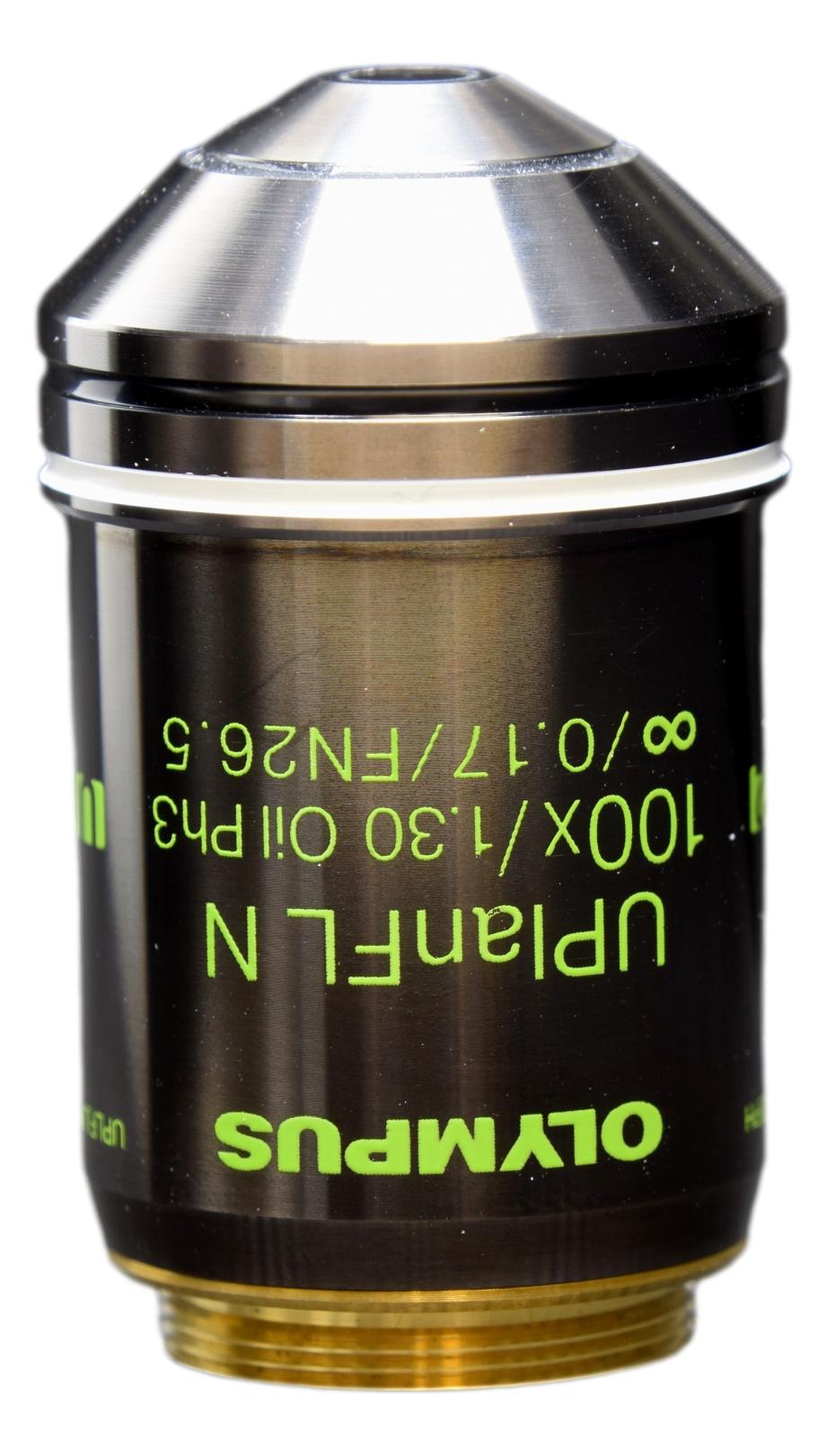 Olympus UPlanFL N 100x Oil Ph3 Microscope Objective – Microscope 