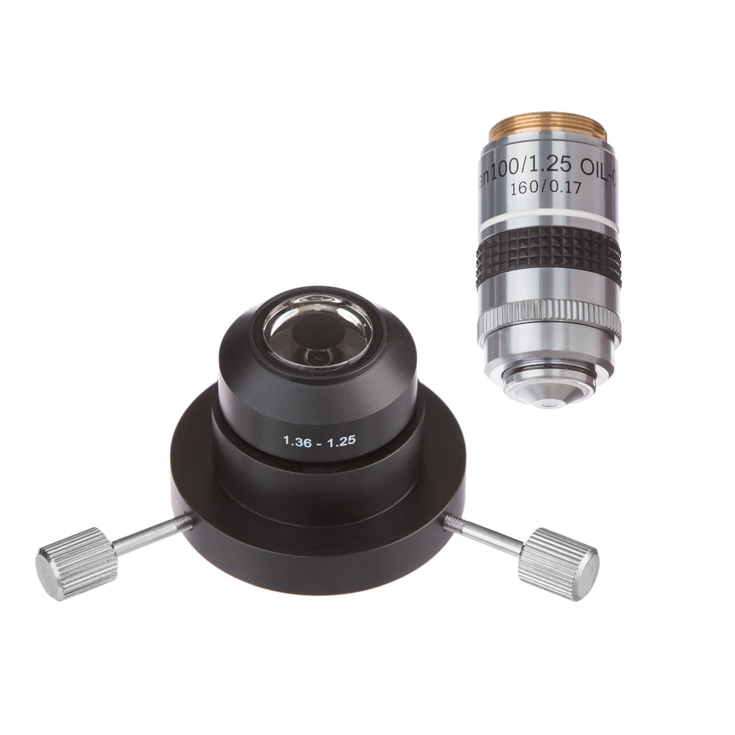 40X-2000X Trinocular Compound Darkfield Microscope with Oil Condenser and 100X Iris Objective