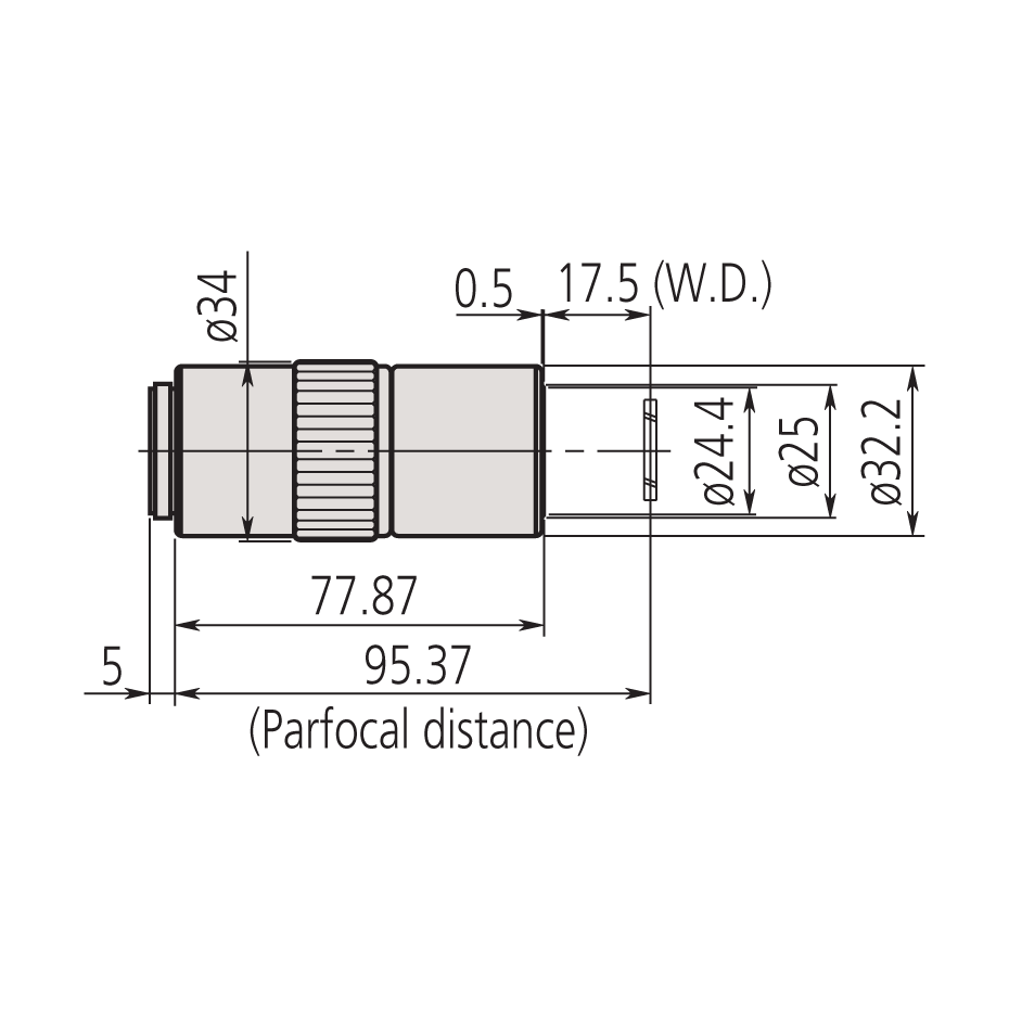 Mitutoyo 50x LCD Plan APO NIR Objective - 378-828-5