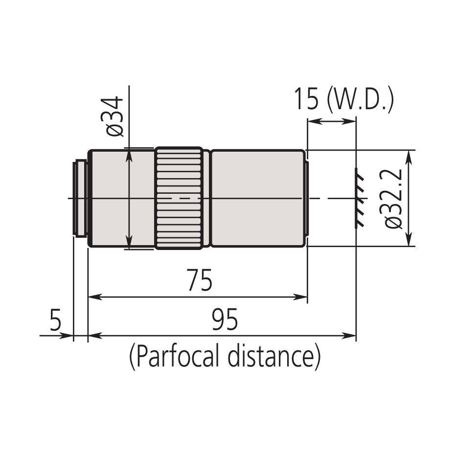 Mitutoyo 10x M Plan APO UV Objective - 378-844-5