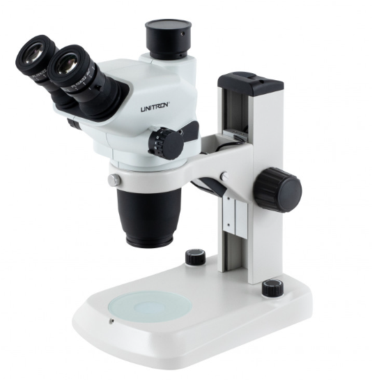 Unitron Z645 Stereo Microscope On E-LED Stand - Trinocular 13538