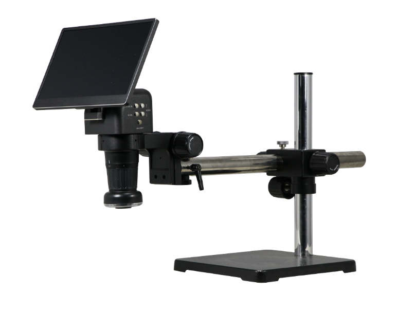 4K Digital Zoom Video Microscope On Boom Stand