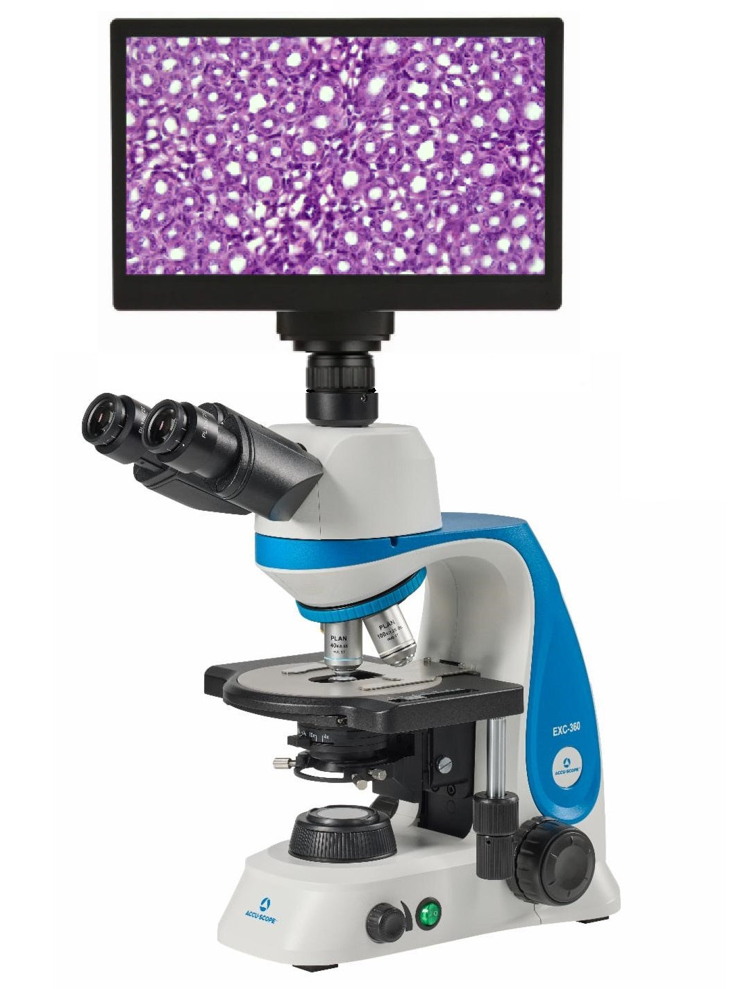 Accu-Scope EXC-360 4K Digital Microscope - With Screen