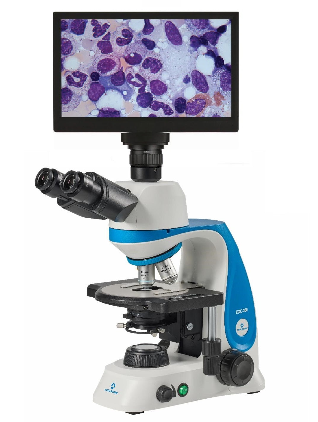 Accu-Scope EXC-360 Digital Microscope Package - With Screen