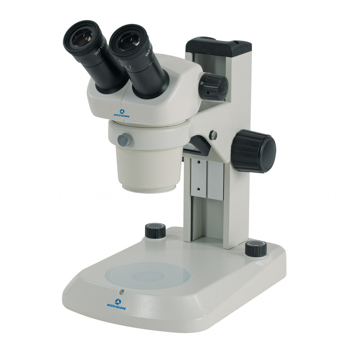 Accu-Scope 3072 Stereo Microscope On E-LED Stand - Microscope Central