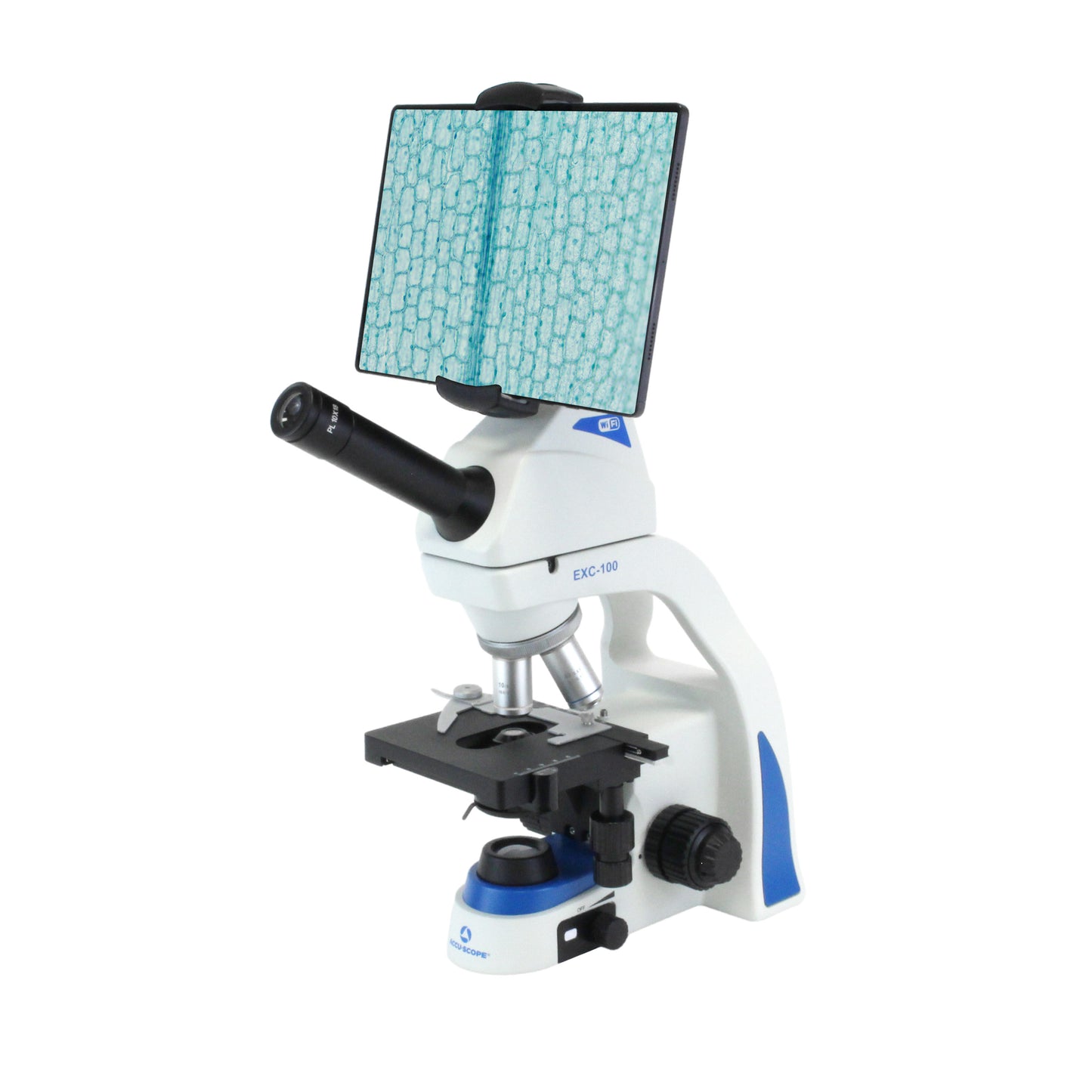 Accu-Scope EXC-100 Monocular Microscope With WiFi Camera