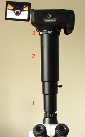 Leica Adapter for DSLR-Tube 2.5x For Stereo Microscopes